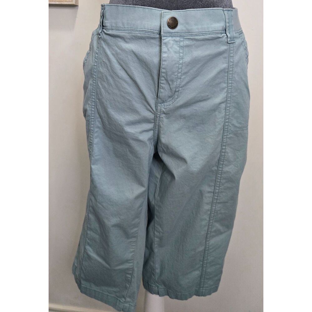 Lee Relaxed Fit Denim Shorts Women’s 16W Light Blue Stretch Mid Rise Casual